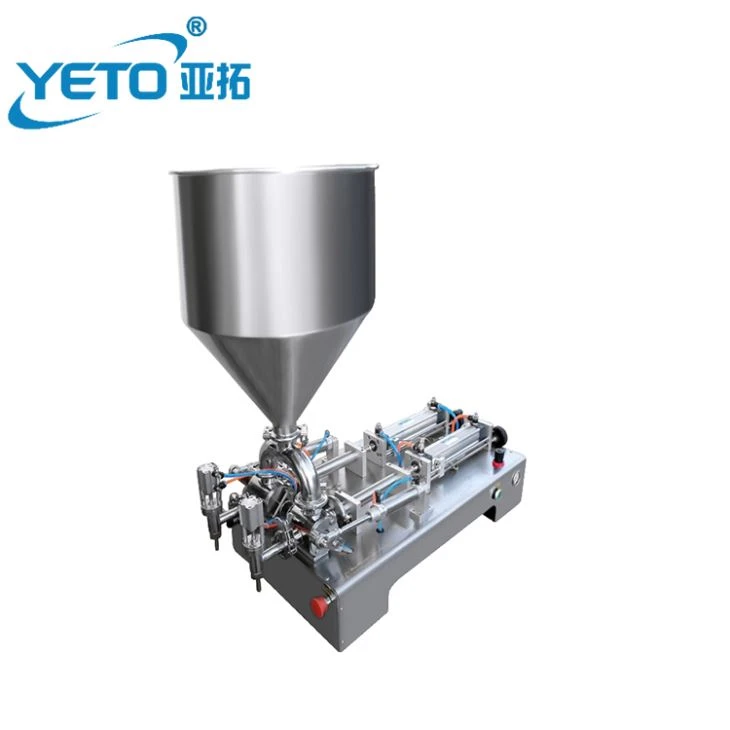 Máquina de llenado de crema de doble cabezal