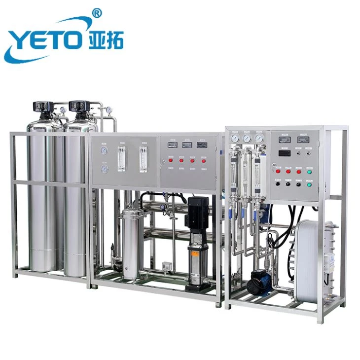 SUS 304 2 t One Stage Dos Tanks Equipo de tratamiento de ablandamiento de agua de ósmosmos inversa industrial