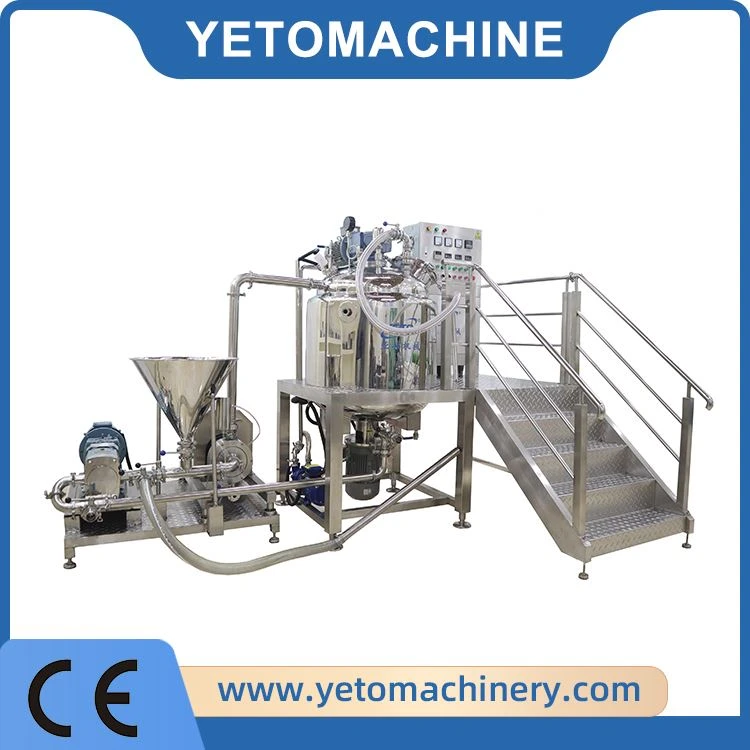 Máquina para hacer mayonesa de tomate mezcladora emulsionante al vacío